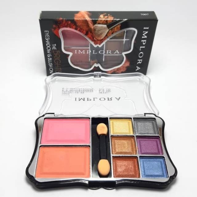 EYESHADOW &amp; BLUSH ON IMPLORA KUPU KUPU