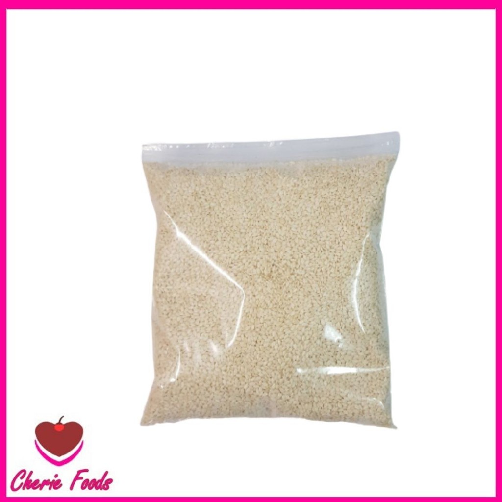 

Wijen Putih White Sesame Seed Bahan Tambahan Pangan 500 gram