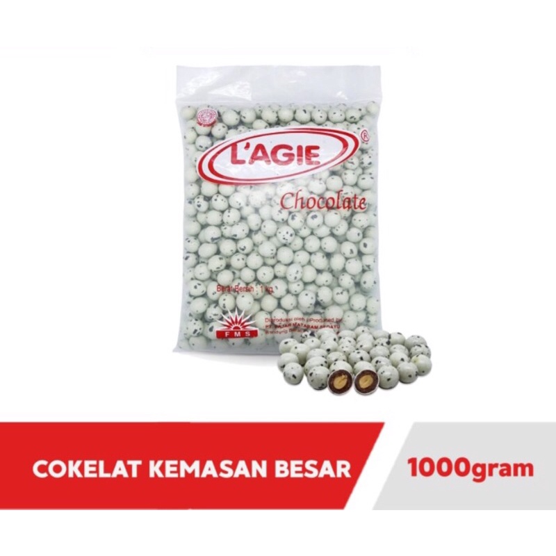 Lagie Coklat Kiloan Choco Balls Planet Cokelat isi Kacang Tanah 1 kg