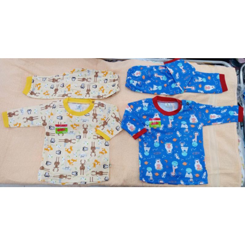 Setelan Baju panjang piyama piama bayi sz XL bahan halus