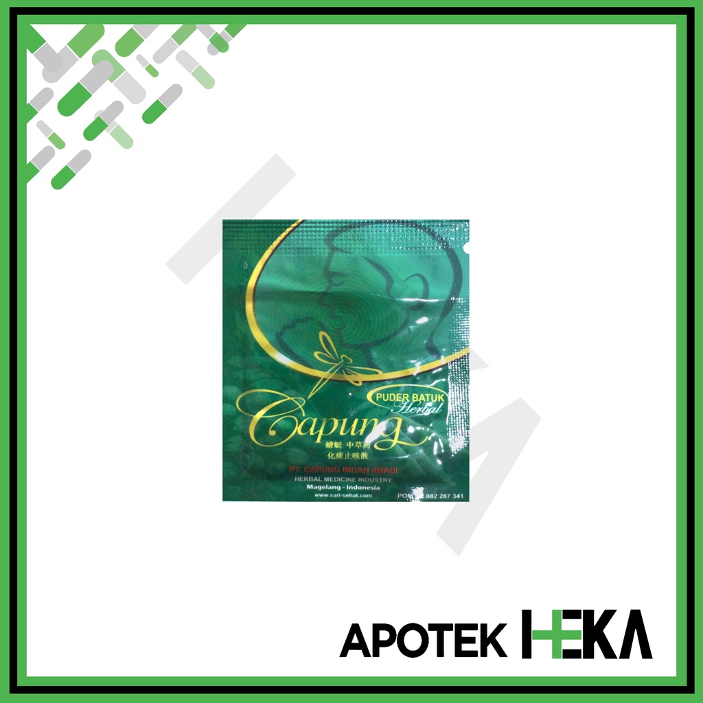 Puder Batuk Cap Capung 1 Sachet - Obat Batuk Herbal (SEMARANG)