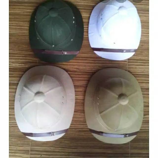 Topi Demang Polka Soekarno / Topi Sepeda Onthel Kompeni Meneer / Topi Bahan Kain klasik