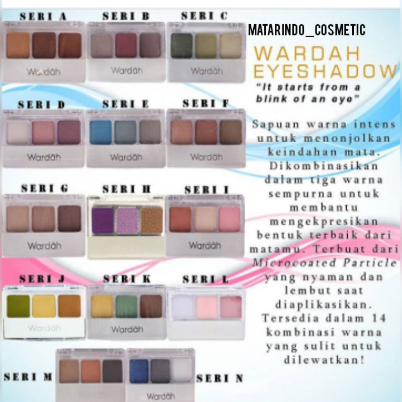 Wardah Eye Shadow  Series