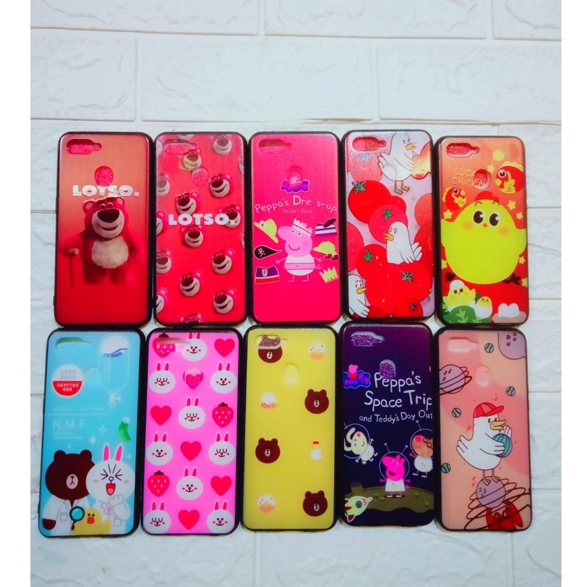 Case Handphone Oppo F9 Motif Kartun Lucu Realpict