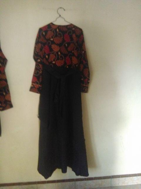 Paket Couple Batik Family Gamis Ayah Ibu Dan Anak Perempuan. Sarimbit Batik Keluarga