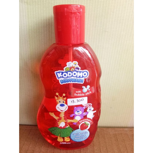 KODOMO BODYWASH CHERRY, STRAWBERRY, ORANGE, BLUEBERRY 200ML