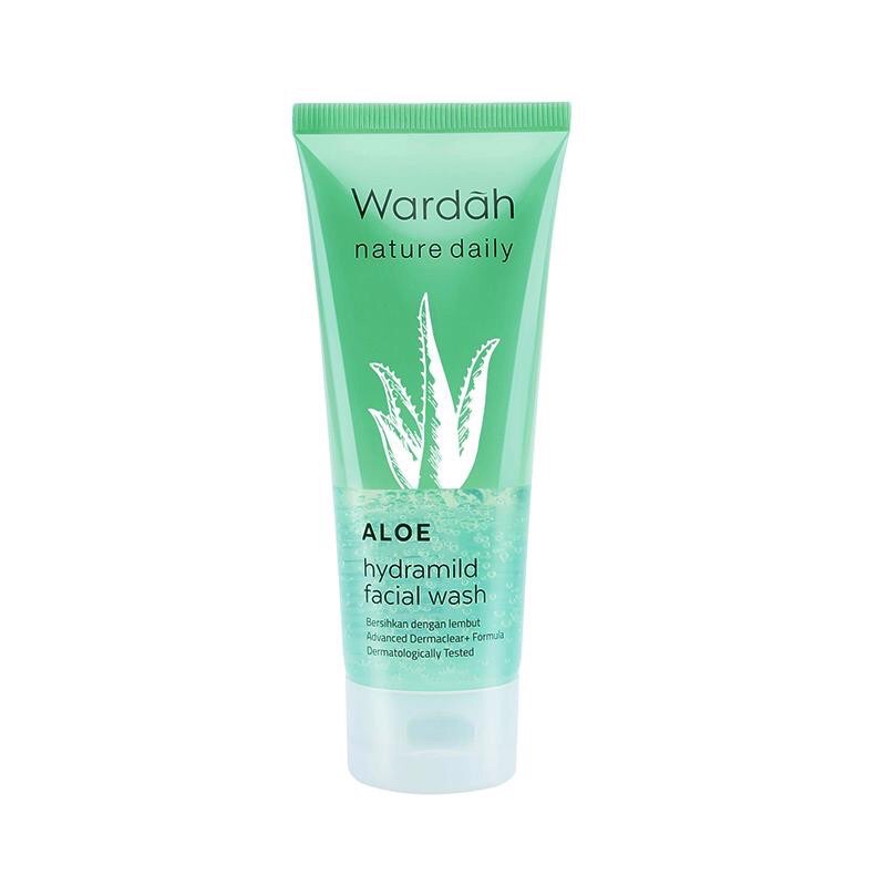 WARDAH NATURE DAILY ALOE HYDRAMILD FACIAL WASH Face Wash Aloevera Wardah
