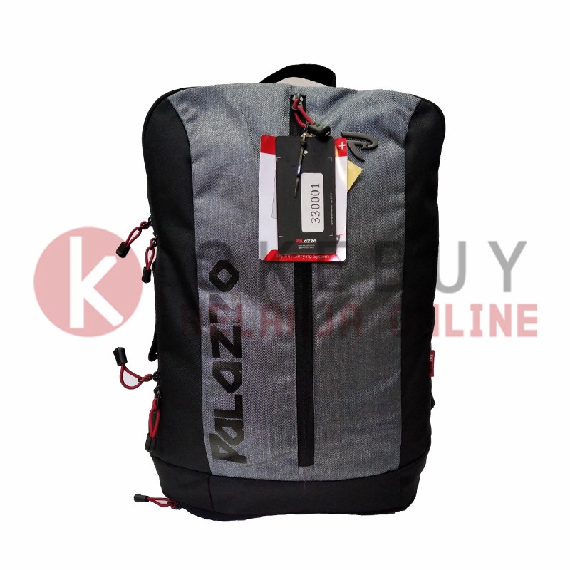 Tas Ransel Palazzo 330001 Laptop Backpack 21L Black tas Sekolah tas pria Ransel Original