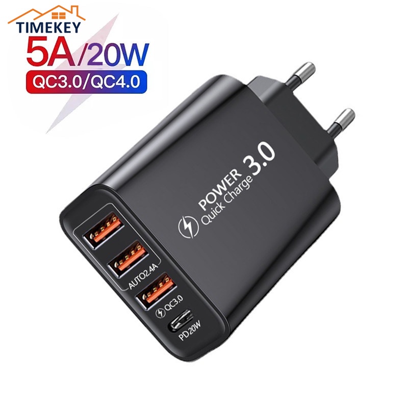 TK 20W PD QC3.0 Fast Charging usb charger Mobile Phone Quick Charger