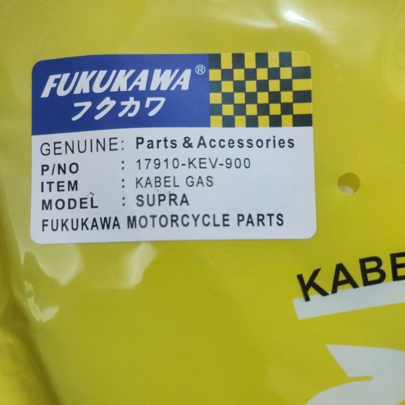 kabel gas grand, supra, supra x, supra fit FUKUKAWA