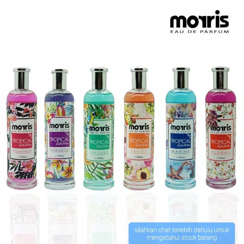 PARFUM MORIS EAU DE PERFUME UNISEX TROPICAL EDITION MINYAK WANGI 110ML