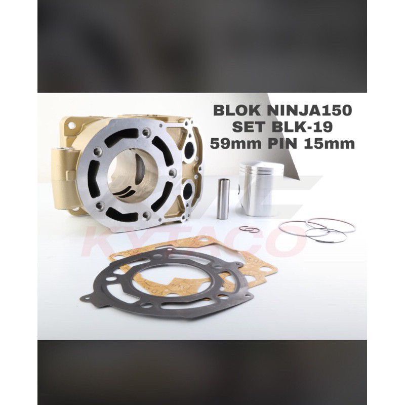 KTC kytaco blok seher ktc kytaco original ninja 150 2tak RR ninja R 59mm for pin15/pin16.blok seher 