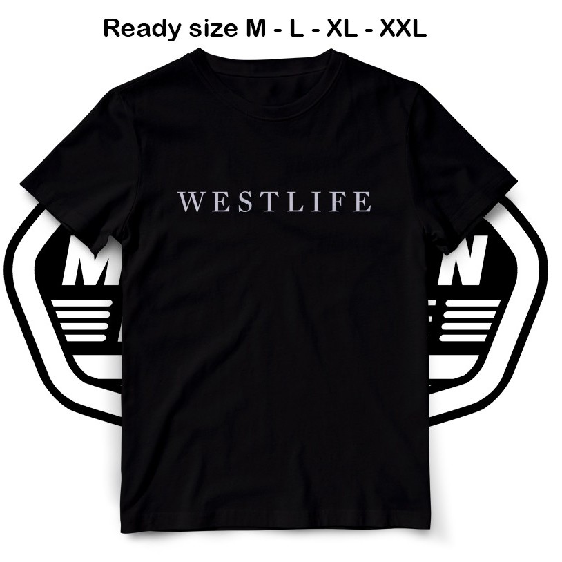 KAOS BOYBAND - WESTLIFE - WESTLIFE LOGO
