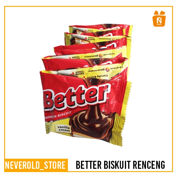 Better Sandwich Biscuit 1 pack isi 10  @22gr