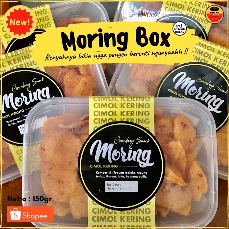 

MORING Box (Cimol kering) isi 150gr