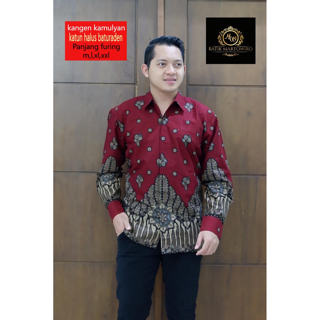 KANGEN KAMULYAN MARTOWIRO KEMEJA BATIK PRIA LENGAN PANJANG PENDEK LAPIS FURING ATASAN BATIK PRIA MODERN KRISNAMUKTI NEW NAVY GANESA KRISNAMUKTI KUNING  TRESNO KAMOLYAN PARAMARTA NAVY WULUNG INGSON KADUNG TRESNO ULU KAMOLYAN ABINAYA KUNING KRESNO AJI