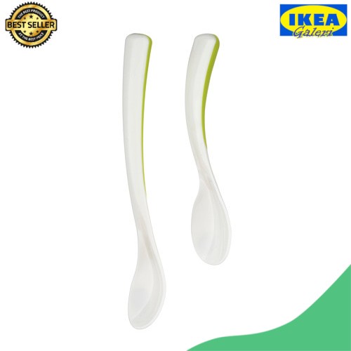 Sendok Makan Anak Sendok Bayi IKE BORJ 2pcs Sendok makan dan sendok bayi plastik