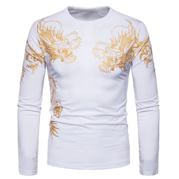 long sleeve printed t shirts