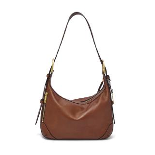  Fossil  Hannah Hobo Brown Leather ZB7888 200 Shopee 