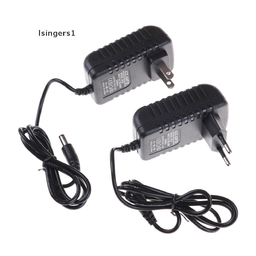 (lsingers1) Adapter Power Supply Charger DC 5V 3A AC Untuk Lampu Strip LED