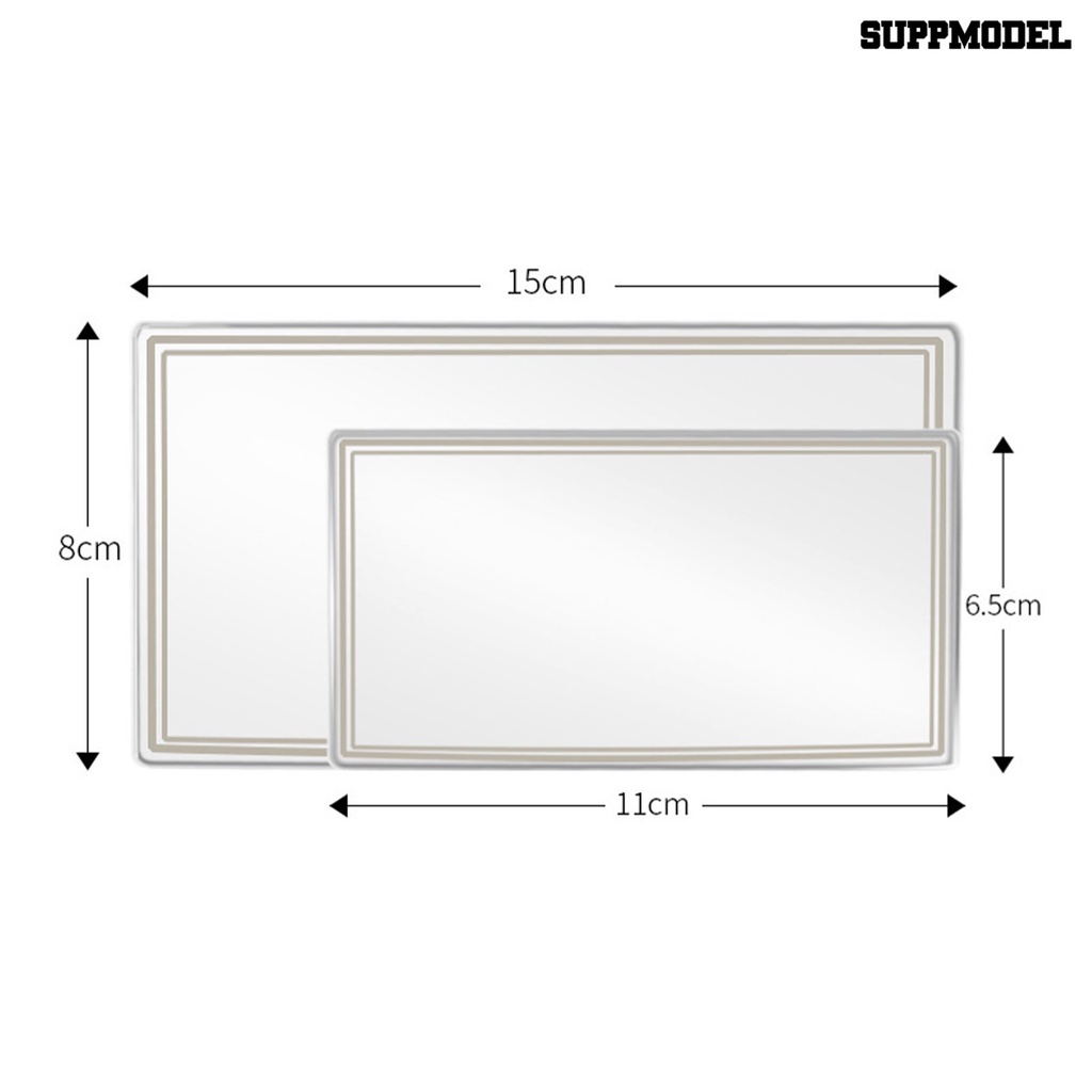 Sfs Cermin Makeup Mini Bahan Stainless Steel Untuk Visor Interior Mobil