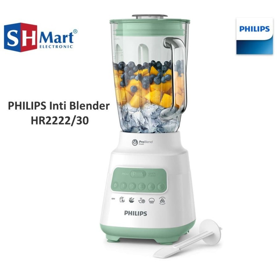 Blender Kaca PHILIPS 2L (HR-2222) BARU ORIGINAL (MEDAN)
