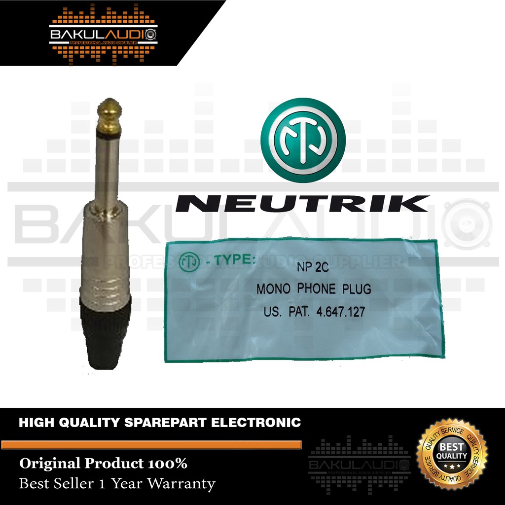 Jack Akai Mono Neutrik NP2C