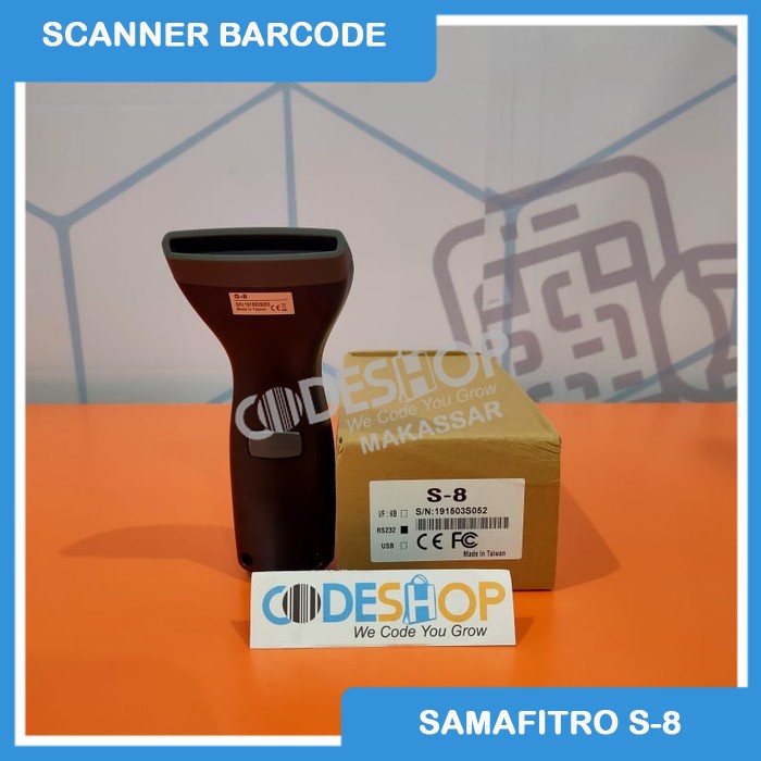 Scanner Barcode Samafitro S-8 Barcode Scanner Samafitro S-8 S8