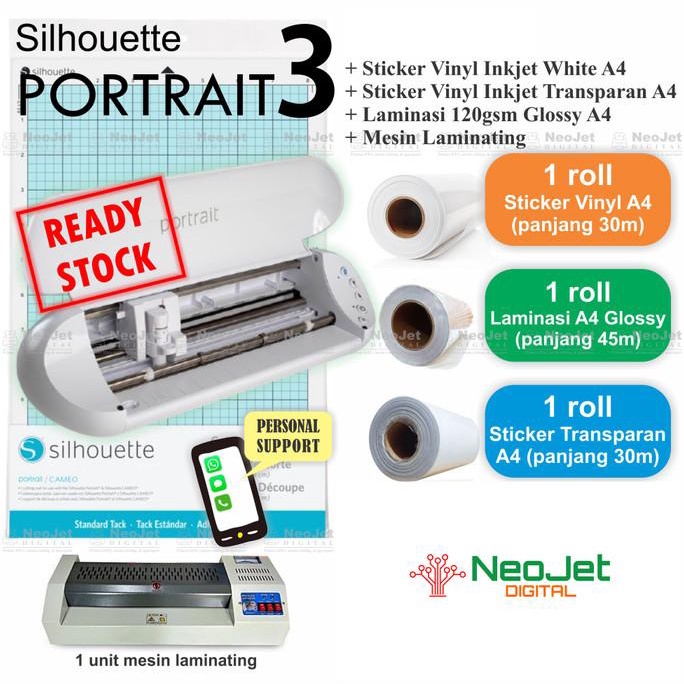 

(BISA COD) Paket Usaha Sticker Printing Label Produk Garskin Striping Stiker LIMITED EDITION Kode 548