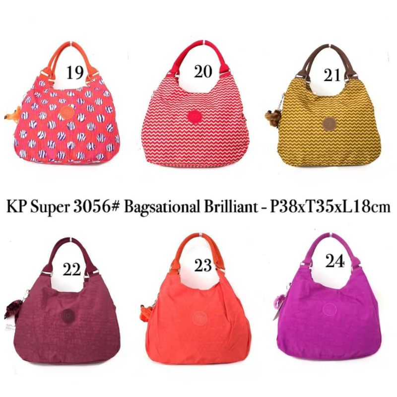 Tas wanita large kipling 3056 bagsational brilliant tote bag