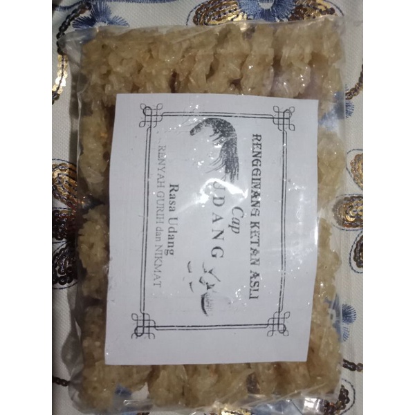 

Rengginang ketan putih rasa udang