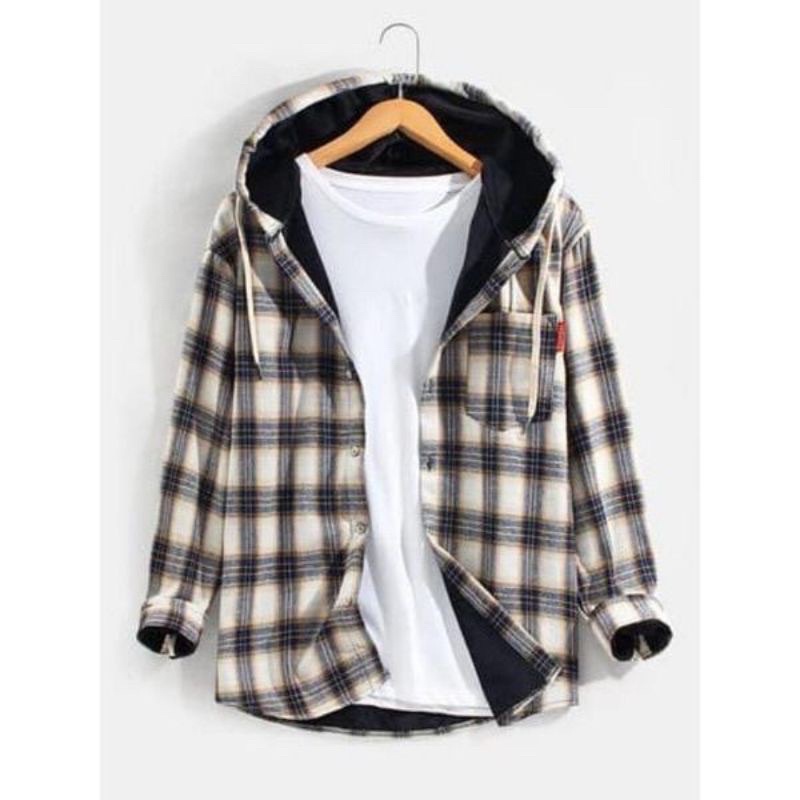 KEMEJA FLANEL/HODIE FLANEL KOTAK KOTAK/JEJE HODIE/HODIE CEWE COWOK
