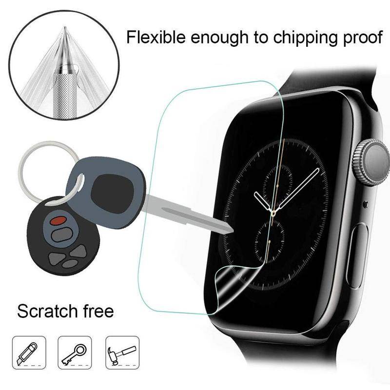 Film Pelindung Layar Hydrogel Untuk Apple Watch 42mm 40mm 44mm 45mm 41mm 7 / 6 / 5 / 4 / 3 / 2 / 1