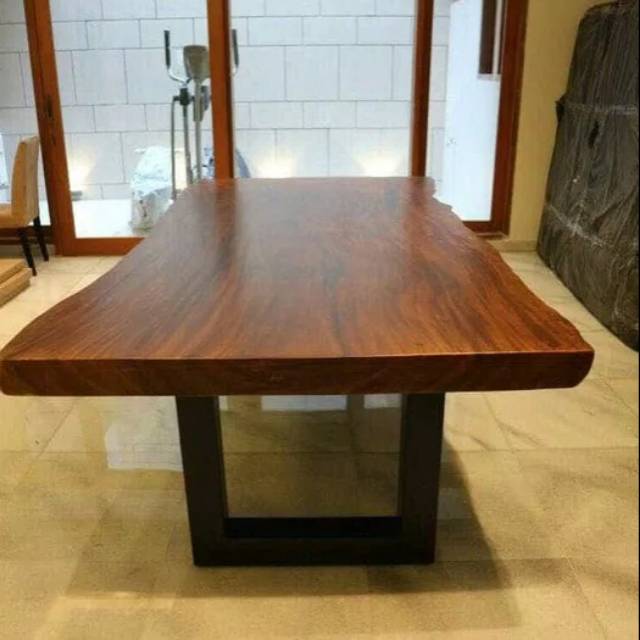 Meja trembesi/meja makan trembesi