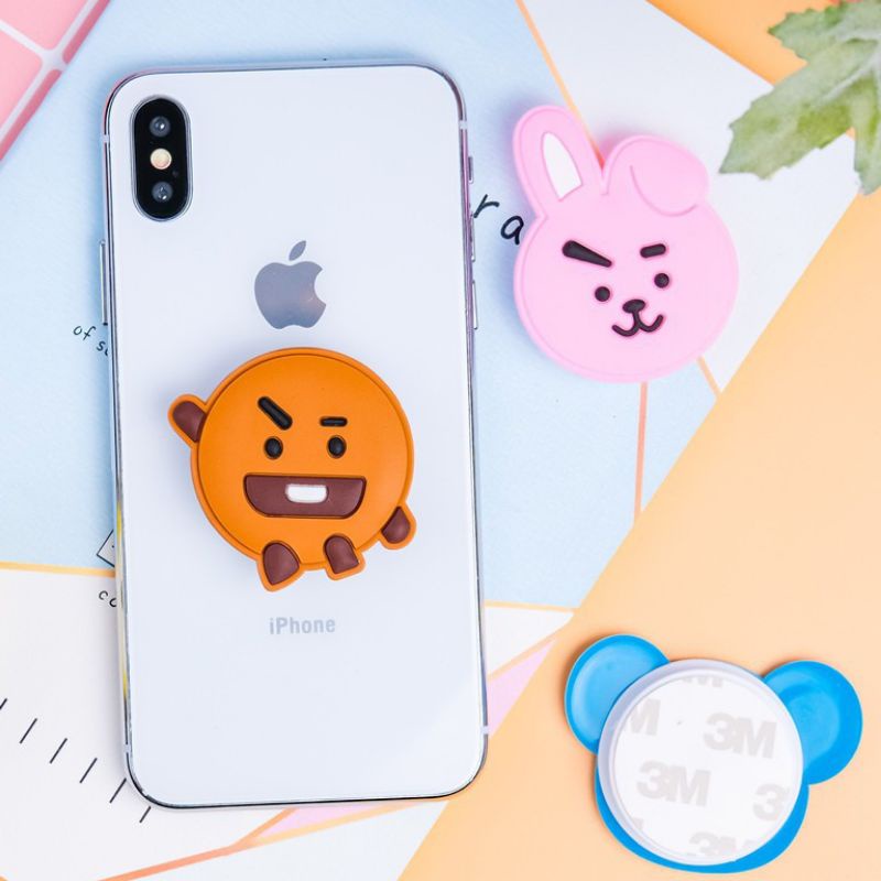 BTS Pop Socket BTS BT21 KPOP 3D / Phone Holder BTS