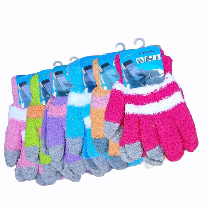 Sarung Tangan Handuk Wool Liris Touch Screen Wanita (Dewasa)