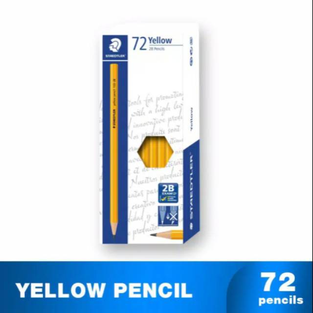 

Staedtler Yellow Pensil 2B - Isi 72pcs