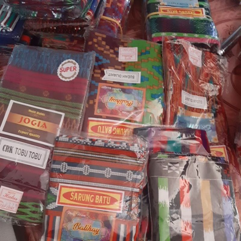 Sarung katun printing gorga tumtuman sibolang pucca ANEKA etnik Batak