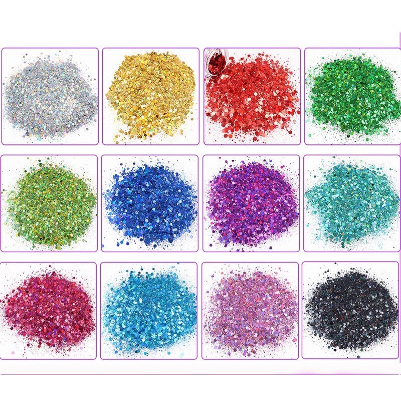 DIY Glitter Sequin| Bahan nail art ( 15gram )| Bahan resin case/ resin art / Coaster resin