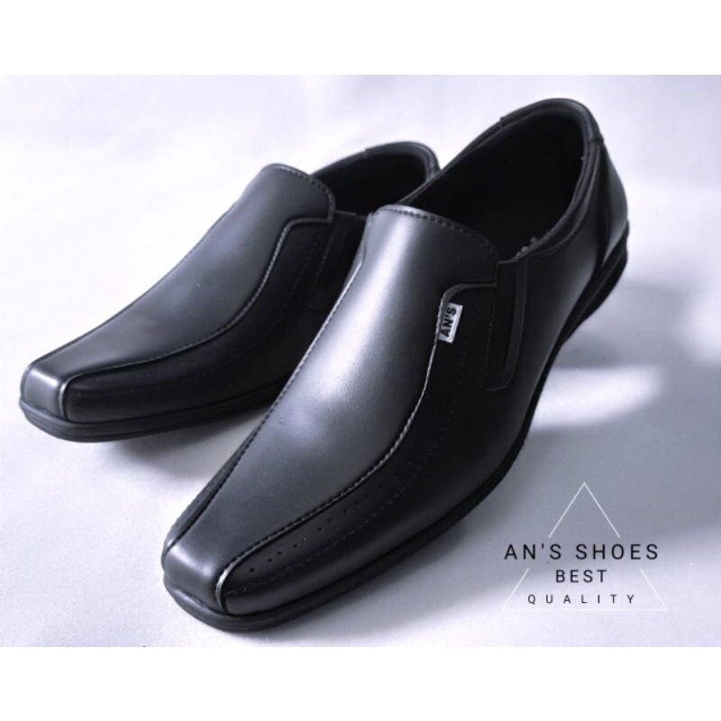 Sepatu pantofel pria pantofel hitam pria sepatu pantofel slip on sepatu pantofel guru