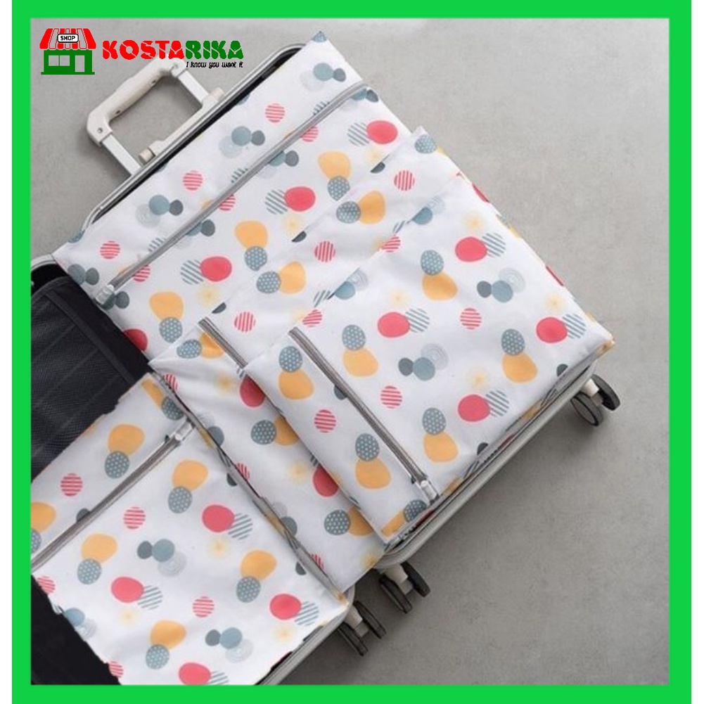 KOSTARIKA Laundry Bag Motif Laundry Net Keranjang Baju Kotor Pengaman Cucian Pakaian 50cm X 60cm