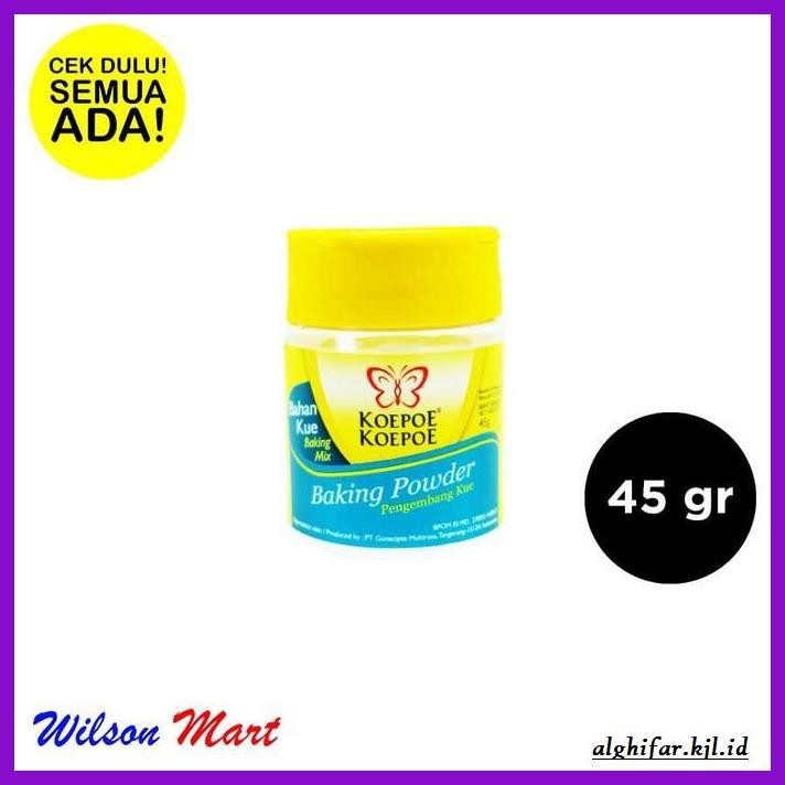 

Redwop-Gnikab- Koepoe Koepoe Baking Powder 45 Gram -Hallall.