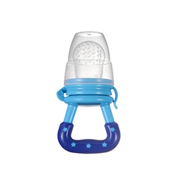 Grosir - B8029 Empeng Buah / Dot Buah Bayi /  Empeng Bayi Belajar Makan / Fruit Feeder Pacifier-Biru