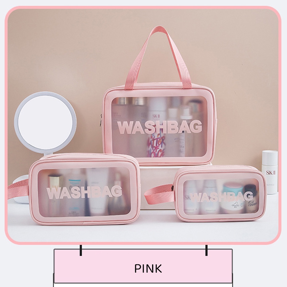 TAS KOSMETIK WASHBAG TAS KOSMETIK PORTABLE TAS PERALATAN KAMAR MANDI