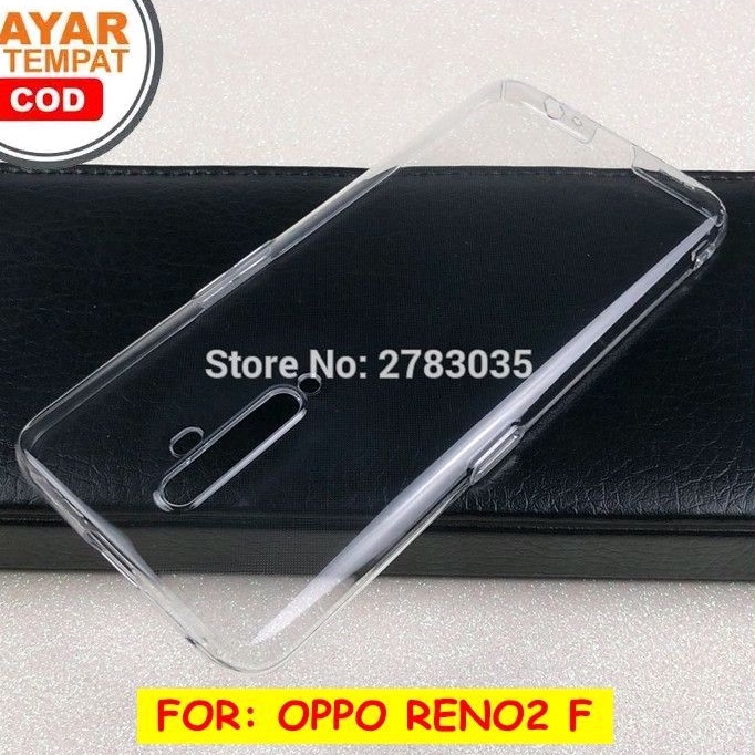 Oppo Reno2 F - Reno 2F - Clear Hard Case Casing Cover Transparan Mika.