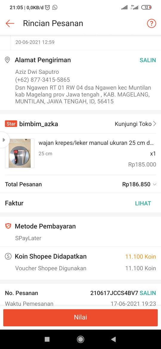 Wajan/loyang Crepes Ukuran 25cm & 30cm Manual |free Perata Kayu, Buble Wrap & Box|