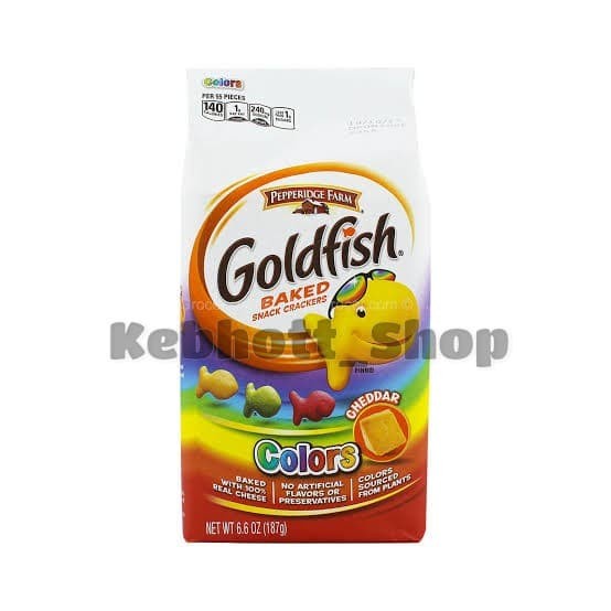 

Pepperidge Farm Goldfish Baked Snack Crackers Cheddar Colour Gold Fish