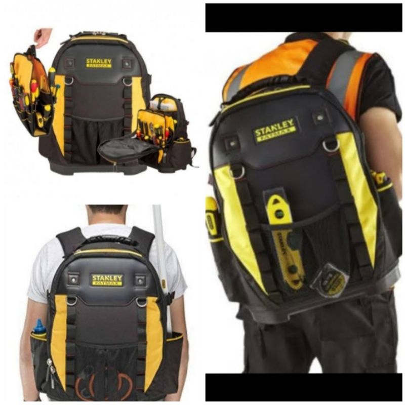 Tas Gendong tools Stanley 95-611-1 Fat max Tools backpack Staley Bag