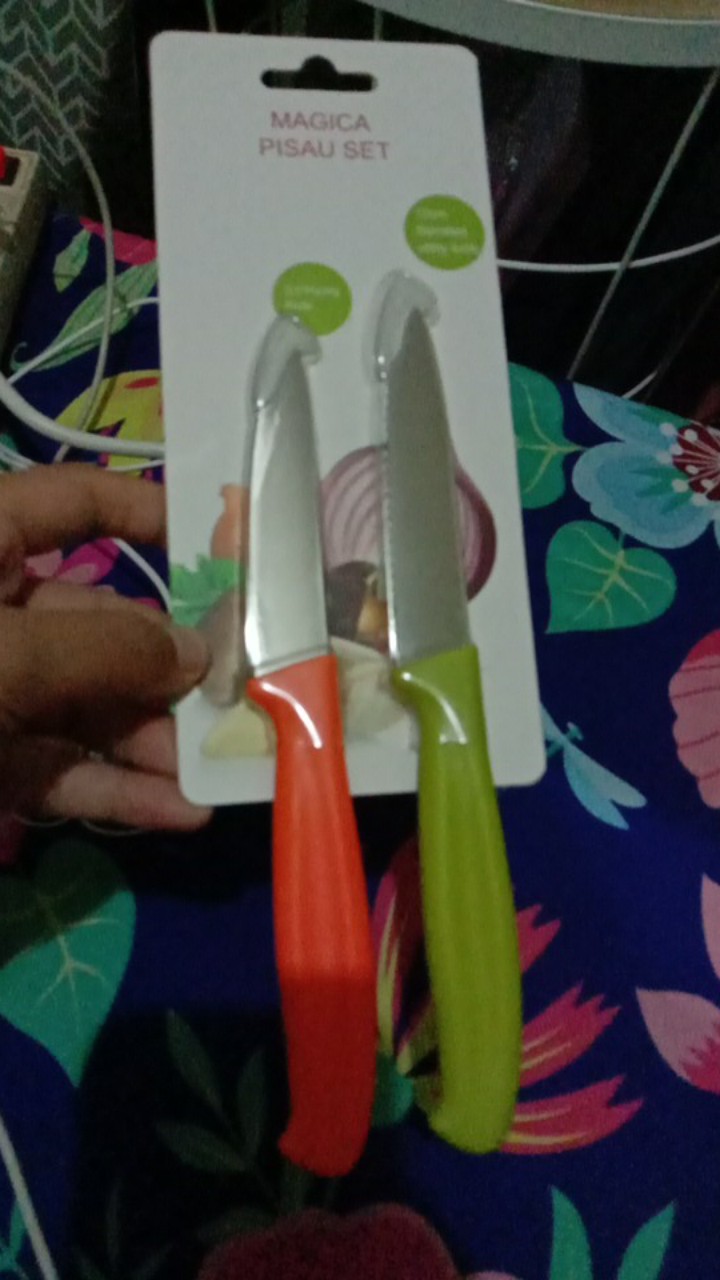Cooking Color Set 2 Pcs Magica Pisau Dapur