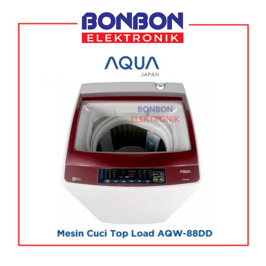 AQUA Mesin Cuci Top Loading 8KG AQW-88DD / AQW 88 DD